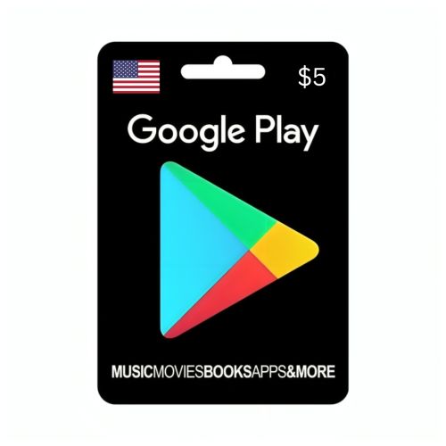 GooglePlay Gift Card 5 USD Digital Card