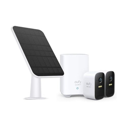 Anker Eufy Security 2 Pro 2+1 Kit White Kit And  eufyCam Solar Panel Black