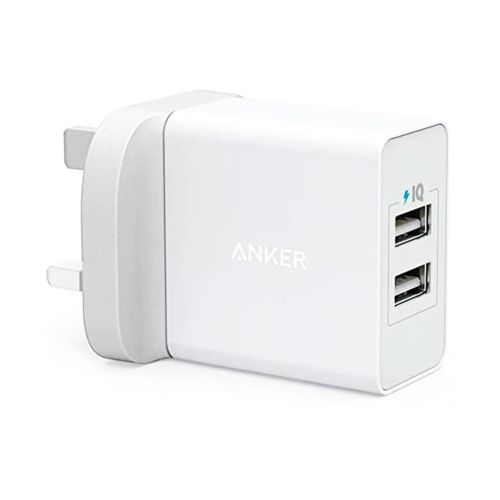 Anker 2-Port USB Charger 24W - White