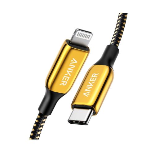 Anker Powerline+ III USB-C to Lightning Connector 6ft/1.8m  – Gold