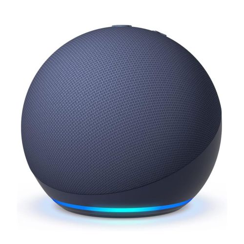 Amazon - Echo Dot 5th Smart Speaker - Alexa - Dark Blue