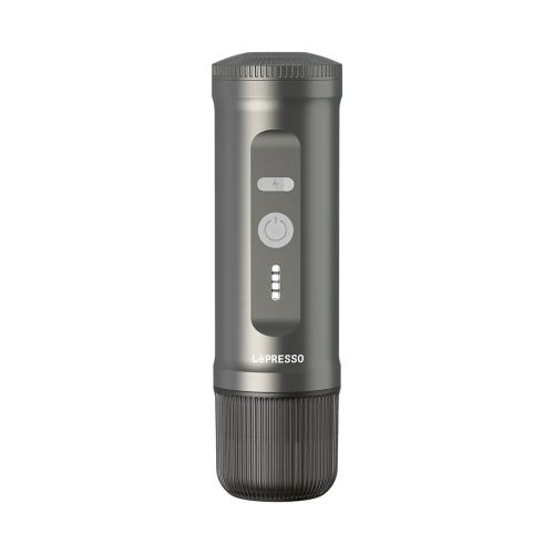 LePresso CafeCruz Portable 2-in-1 21-Bar Espresso Maker 7500mAh Capsule + Powder – Grey