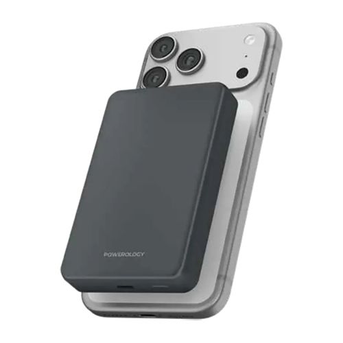 Powerology Blanc25 10000mAh PD 25W Qi2.2 MagSafe Powerbank – Grey