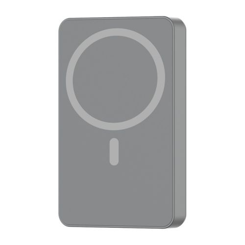 Powerology Spetemor 10000mAh Magnetic Wireless Power Bank with 15W Wireless & 20W PD &ndash; Grey