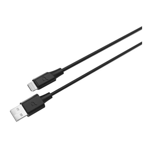 Powerology MFi Lightning to USB-A Cable TPE Over-Molded 2m – Black