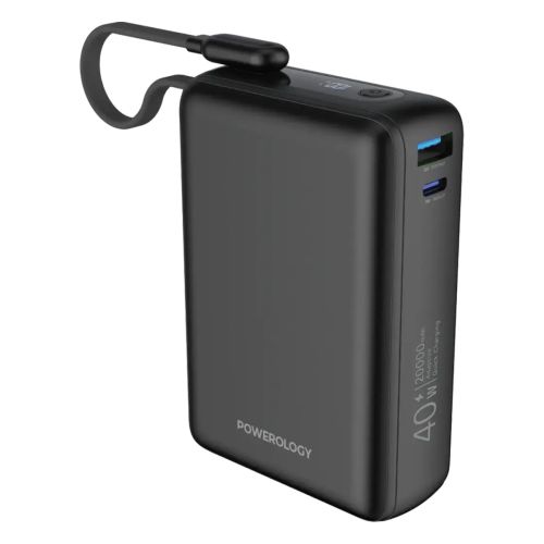 Powerology Montreal Power Bank 20000mAh – Black