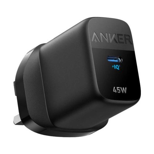 Anker 313 USB-C Super Fast Charger 45W Power Output - Supports Ace 2 - Black