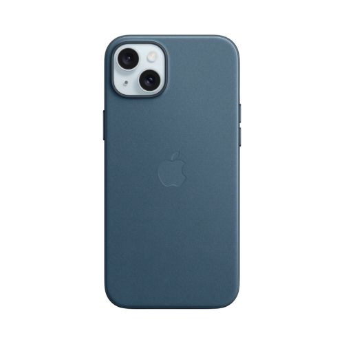 Apple FineWoven Case with MagSafe for iPhone 15 Plus - Pacific Blue