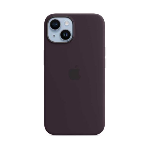 Apple Silicone Case with MagSafe For iPhone 14 - Elderberry