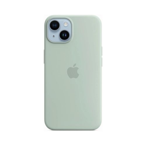Apple Silicone Case with MagSafe for iPhone 14 - Succulent