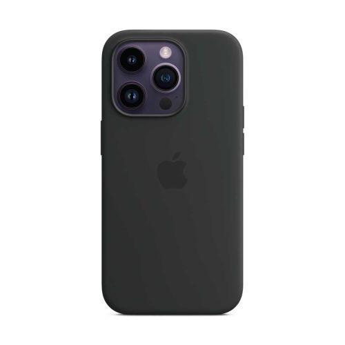 Apple Silicone Case with MagSafe For iPhone 14 Pro - Midnight