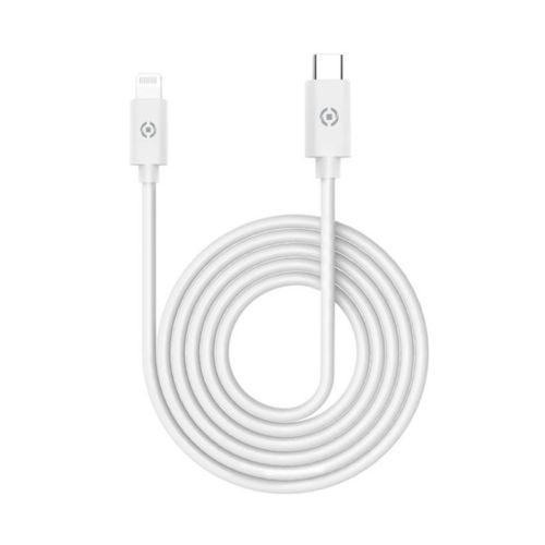 Celly MFI Type-C to Lightning Cable 1m - White