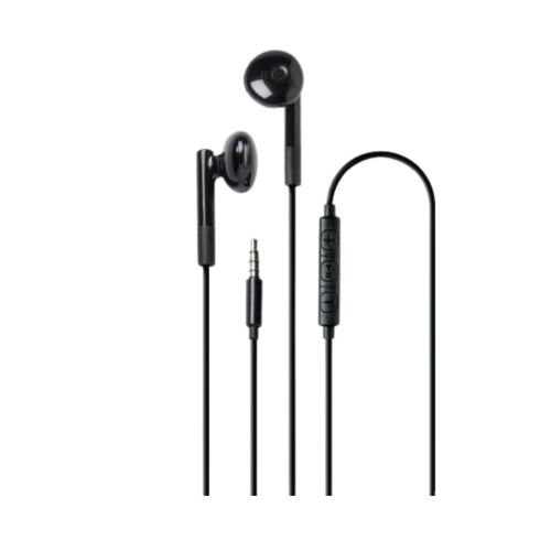 Celly Stereo Wired Earphones Comfort and Sound Quality - Black