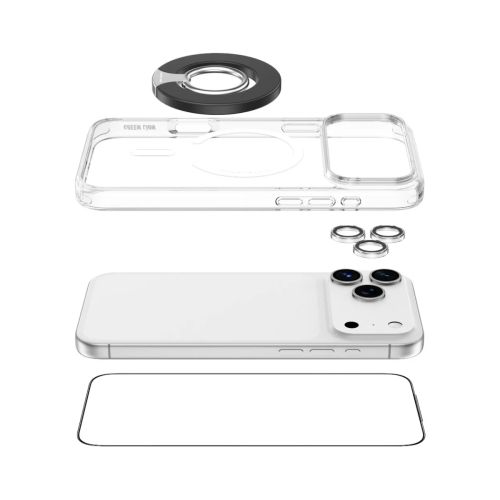 Green Lion 4-in-1 Protection Pack for iPhone 17 Pro Max – Clear