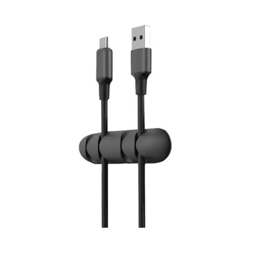 Green Lion 8 in 1 Cable Organizer – Black