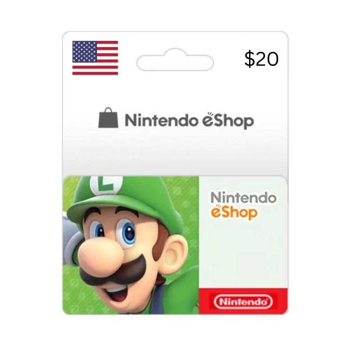 Nintendo eShop Gift Card 20 USD Digital Card
