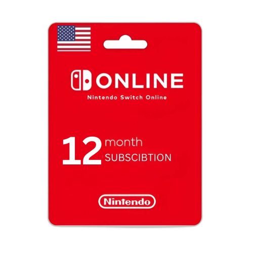Nintendo Switch Subscription 12 Months Digital Card