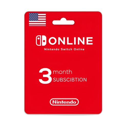 Nintendo Switch Subscription 3 Months Digital Card
