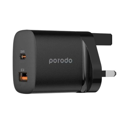 Porodo Quick Charger Power Adapter 33W PD