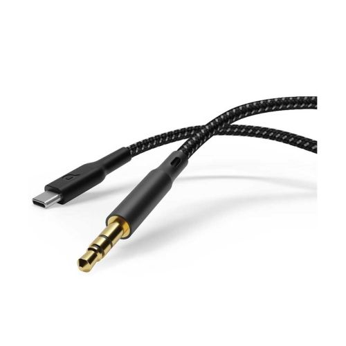 Powerology Braided AUX Type-C Audio Cable - 1.2m