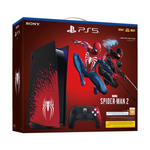 Sony PlayStation 5 Console - Spider Man 2 Limited Edition Bundle