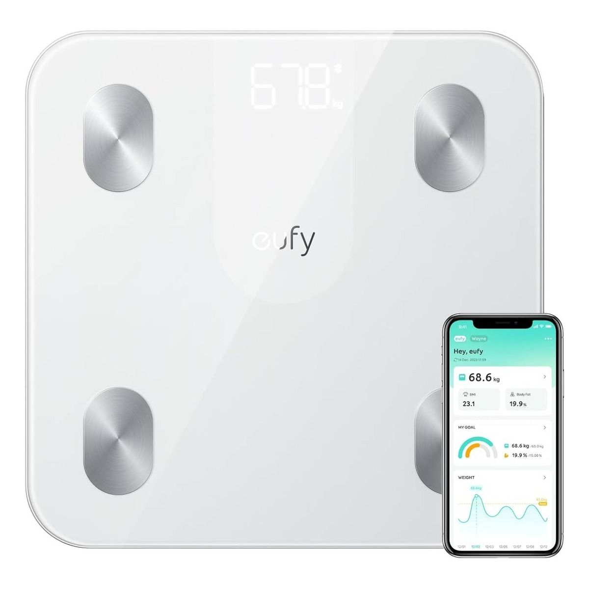 Eufy Smart Scale A1 – White | Smart Scale