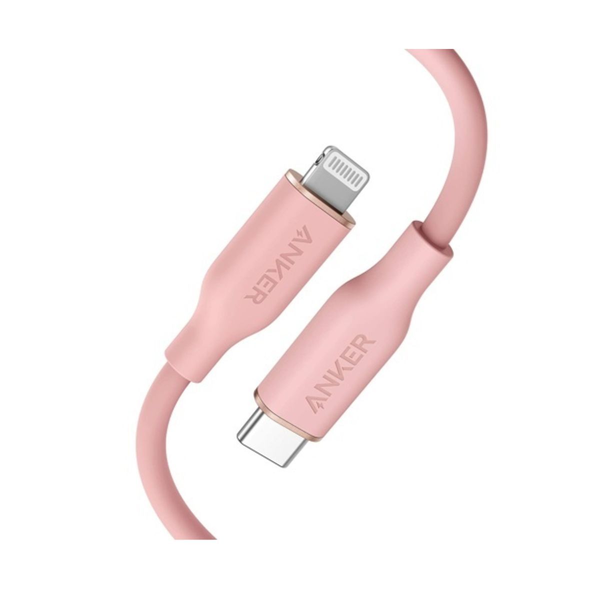 Anker PowerLine III Flow USB-C to Lightning Cable 3ft/0.9m - Pink | Cables