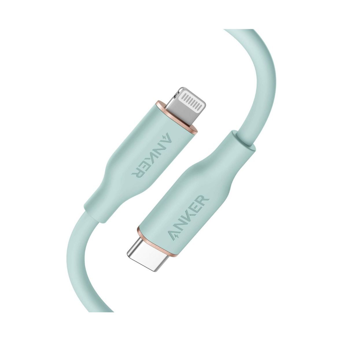 Anker PowerLine III Flow USB-C to Lightning Cable 3ft/0.9m - Green | Cables