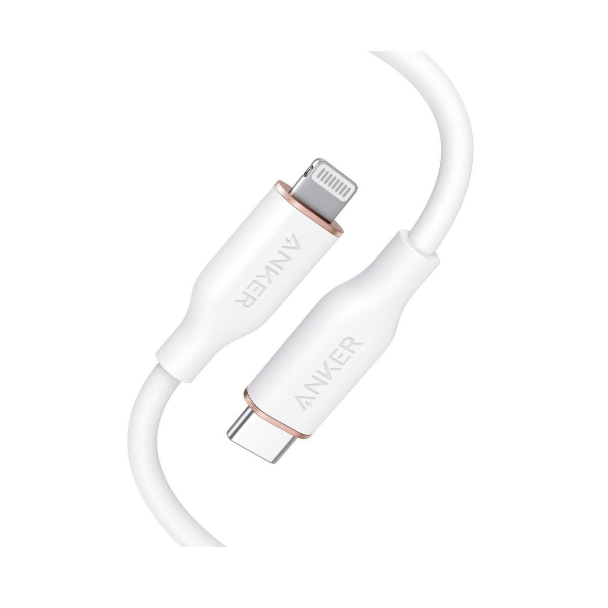 Anker PowerLine III Flow USB-C to Lightning Cable 6ft/1.8m - White | Cables
