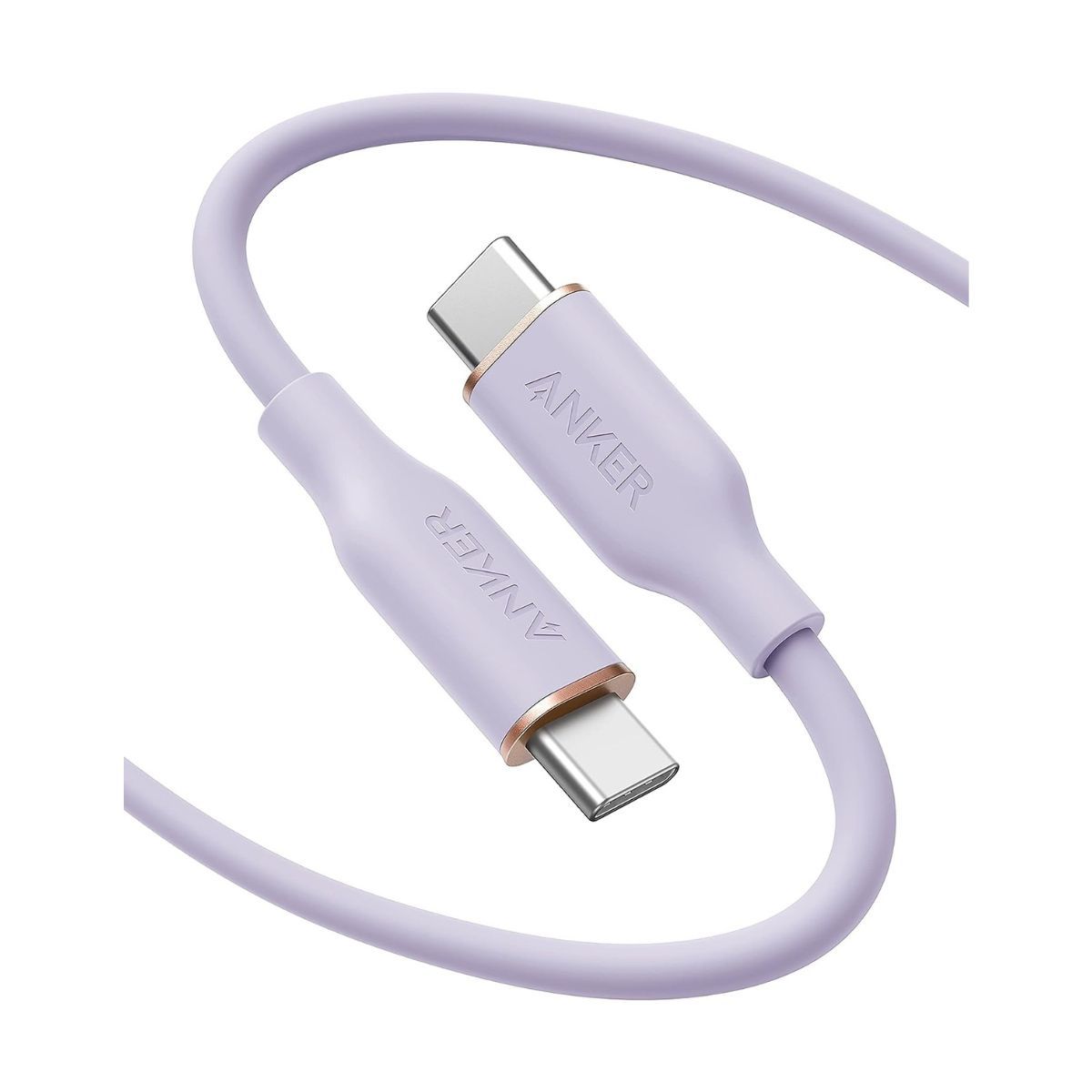 Anker PowerLine III Flow USB-C to USB-C 100W (1.8m/6ft) - Purple | Cables