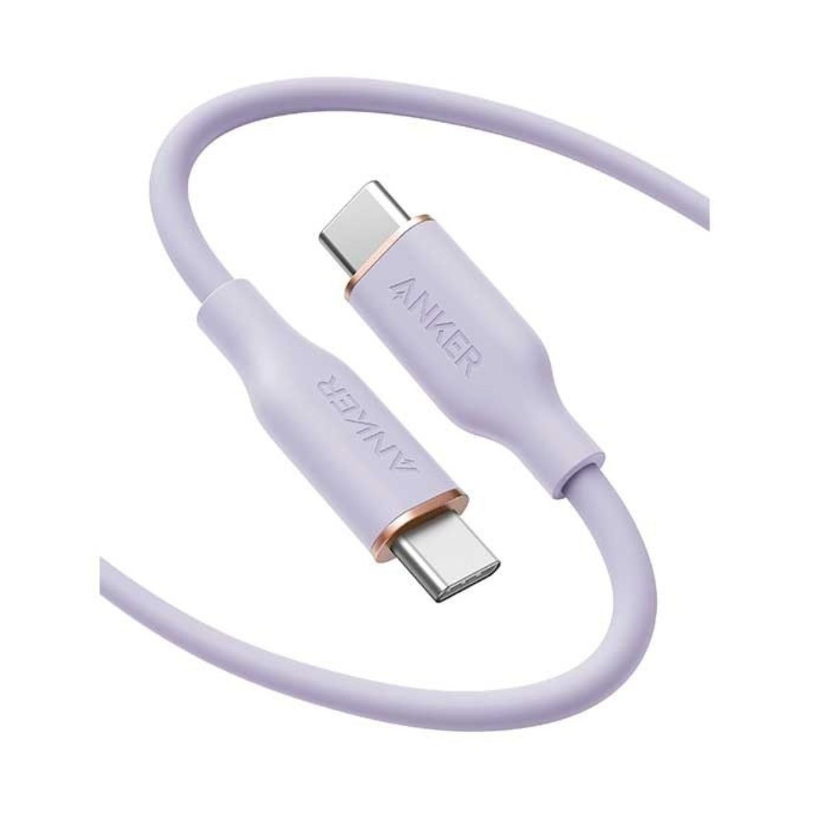 Anker PowerLine III Flow USB-C to USB-C 100W (0.9m/3ft) - Purple | Cables