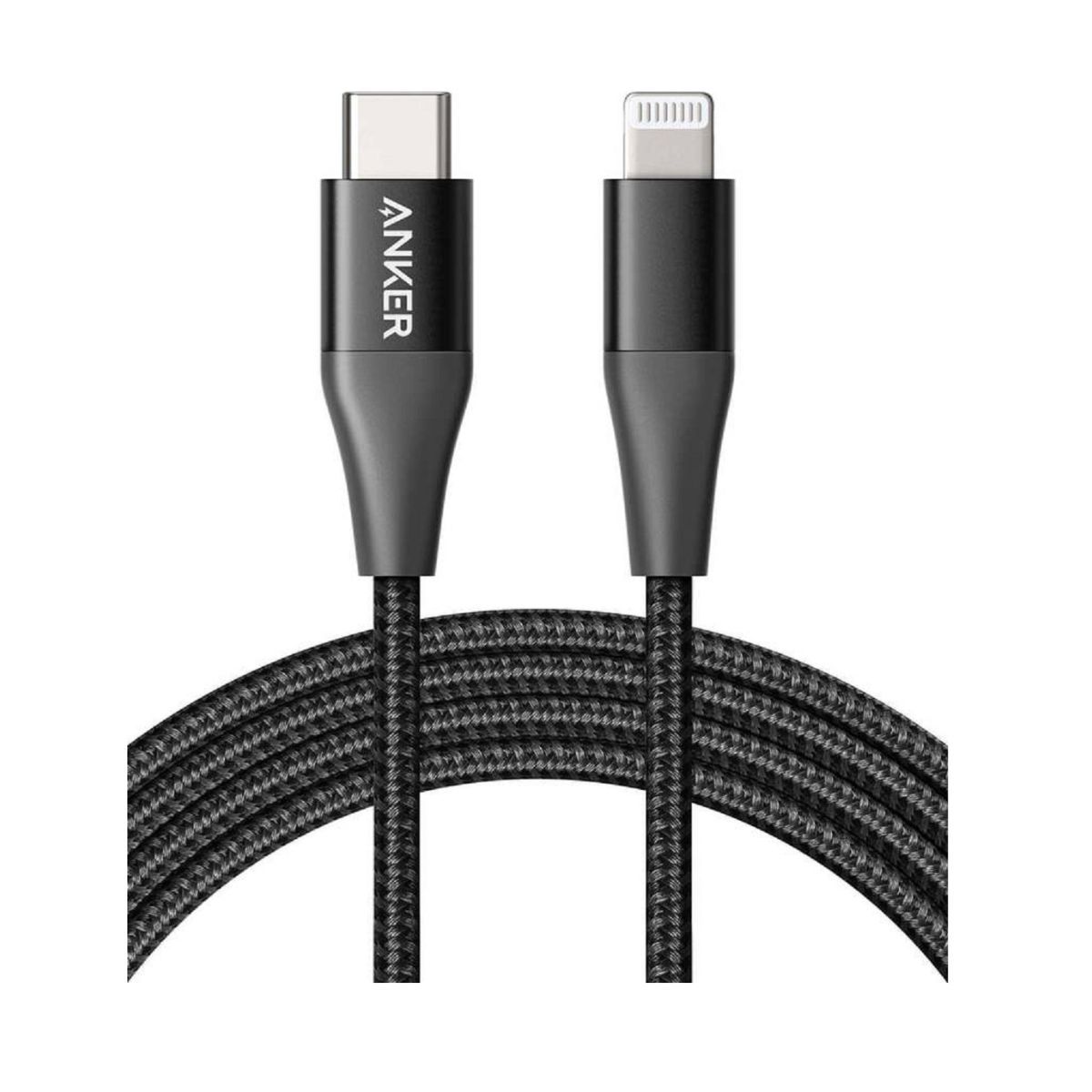Anker Powerline+II USB-C Cable with Lightning Connector 6FT - Black | Cables