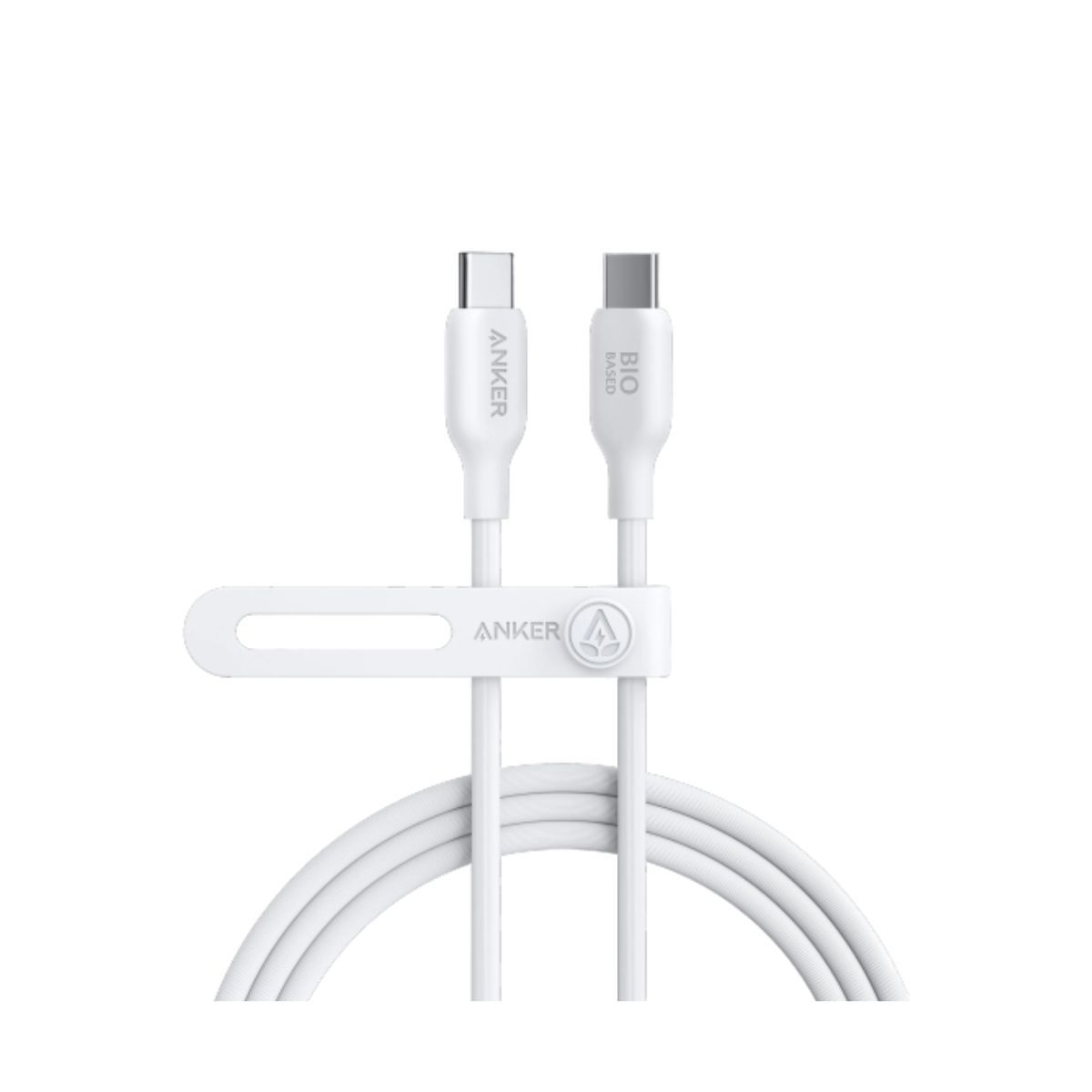 Anker 544 USB-C to USB-C Cable 100W (Bio-Based) (0.9m/3ft) - White | Cables