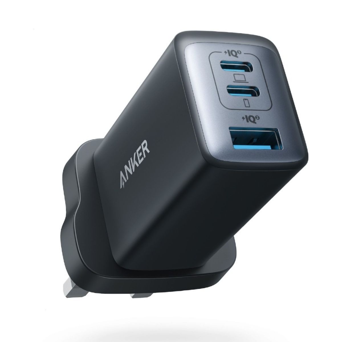Anker PowerPort III 3-Port USB-C Charger 65W - Black | Adaptors