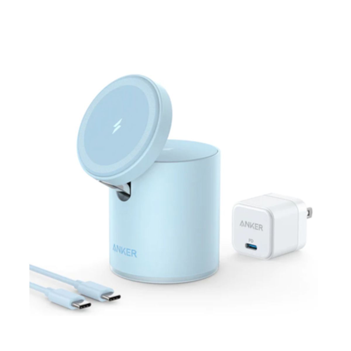 Anker 623 MagGo Magnetic Wireless Charger- Blue | Chargers