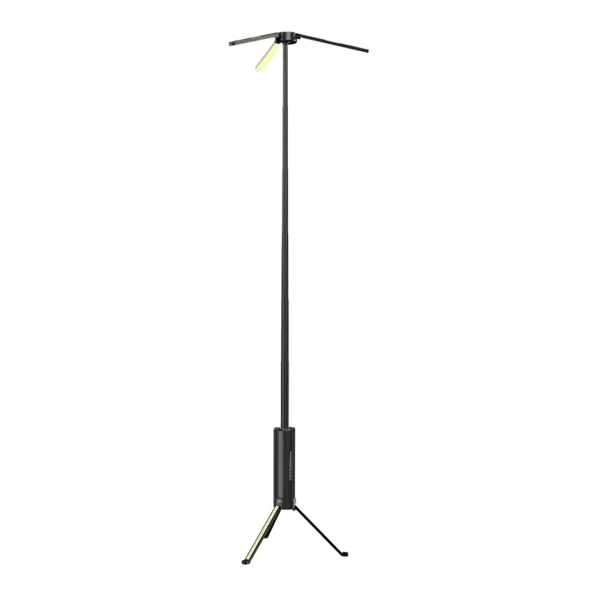 Powerology Luntra Outdoor Light 1.6m with Tripod PD 22.5W 15600mAh Battery – Black
