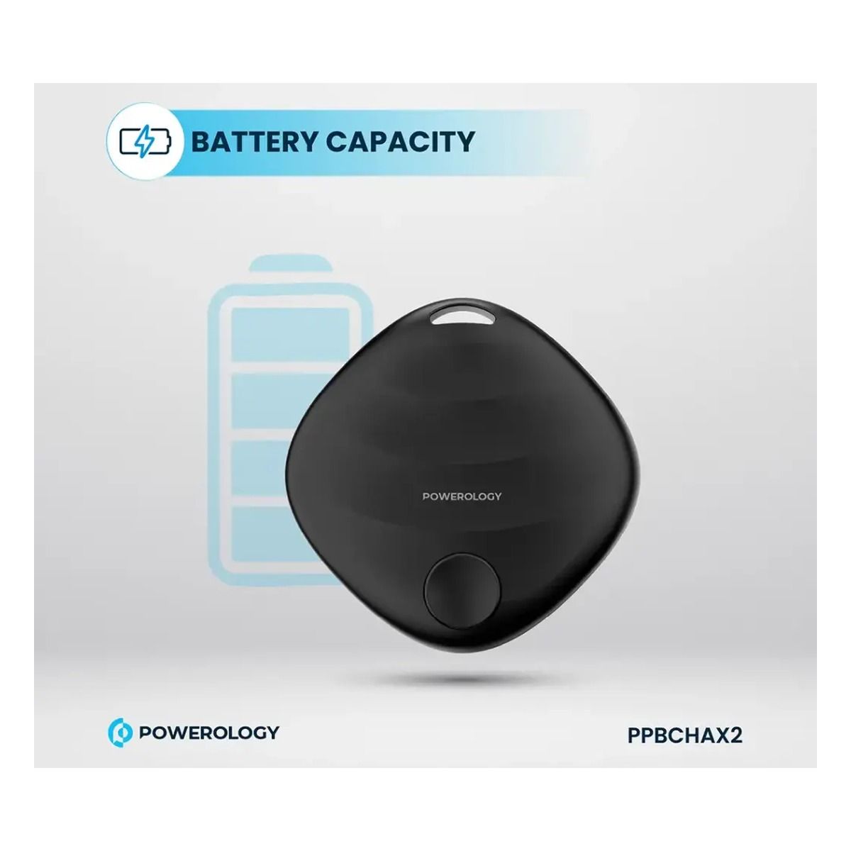 Powerology Smart Tag with Accelerometer and Built-in Speaker – Black Powerology Smart Tag with Accelerometer and Built-in Speaker – Black