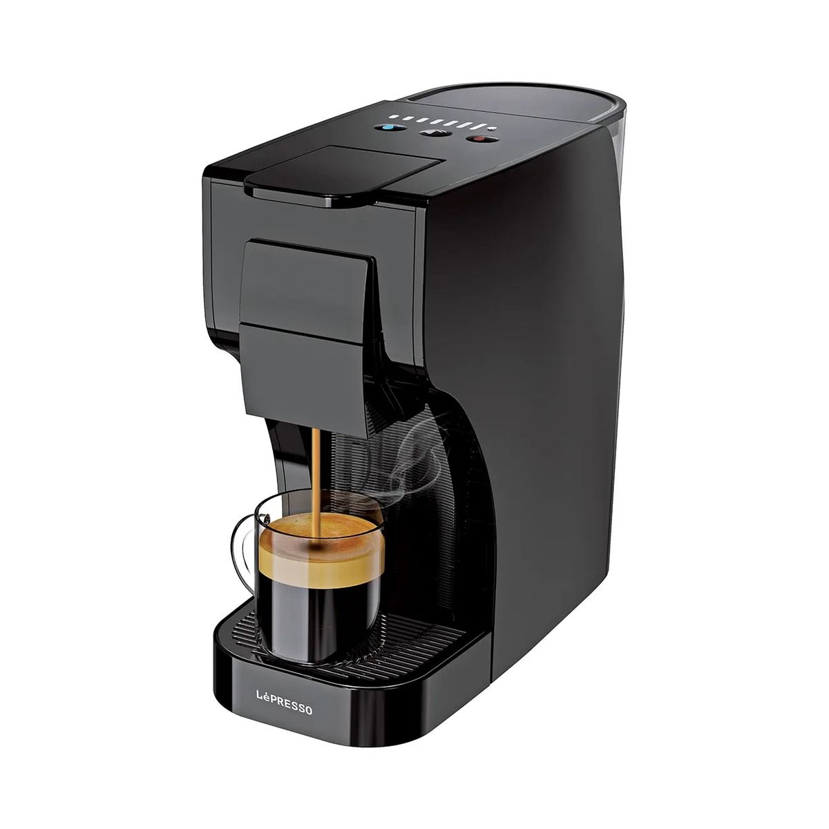 LePresso Trezza 3-in-1 Capsule Coffee Maker 220V-240V 50-60Hz VDE Plug – Black | Kitchen Appliances