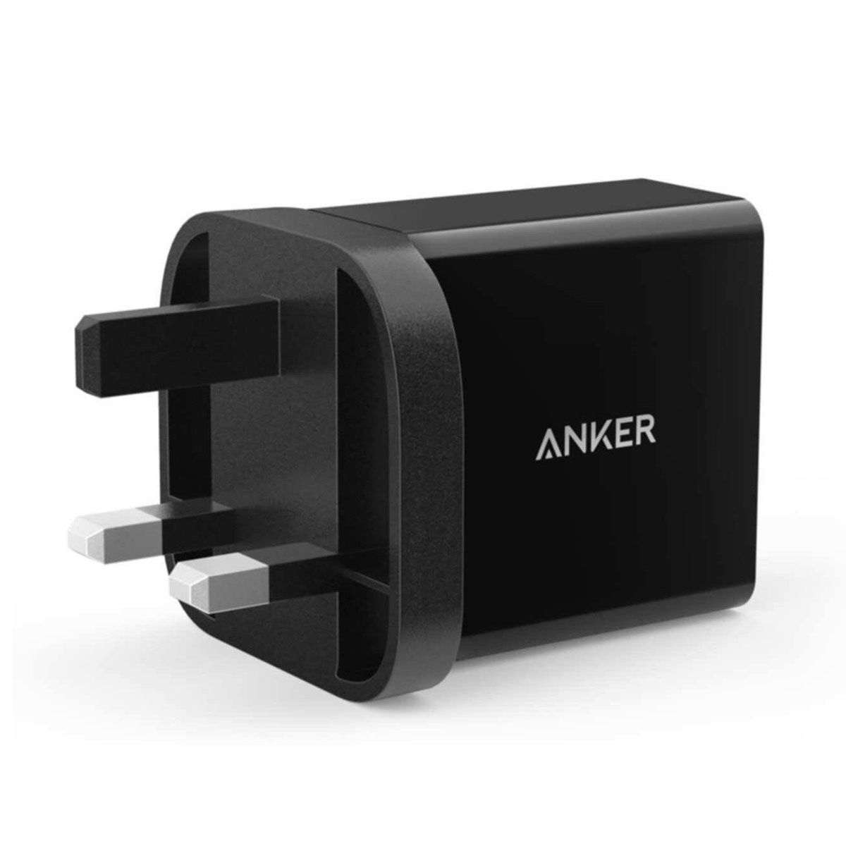 Anker 24W 2 Port USB Charger - Black | Adaptors