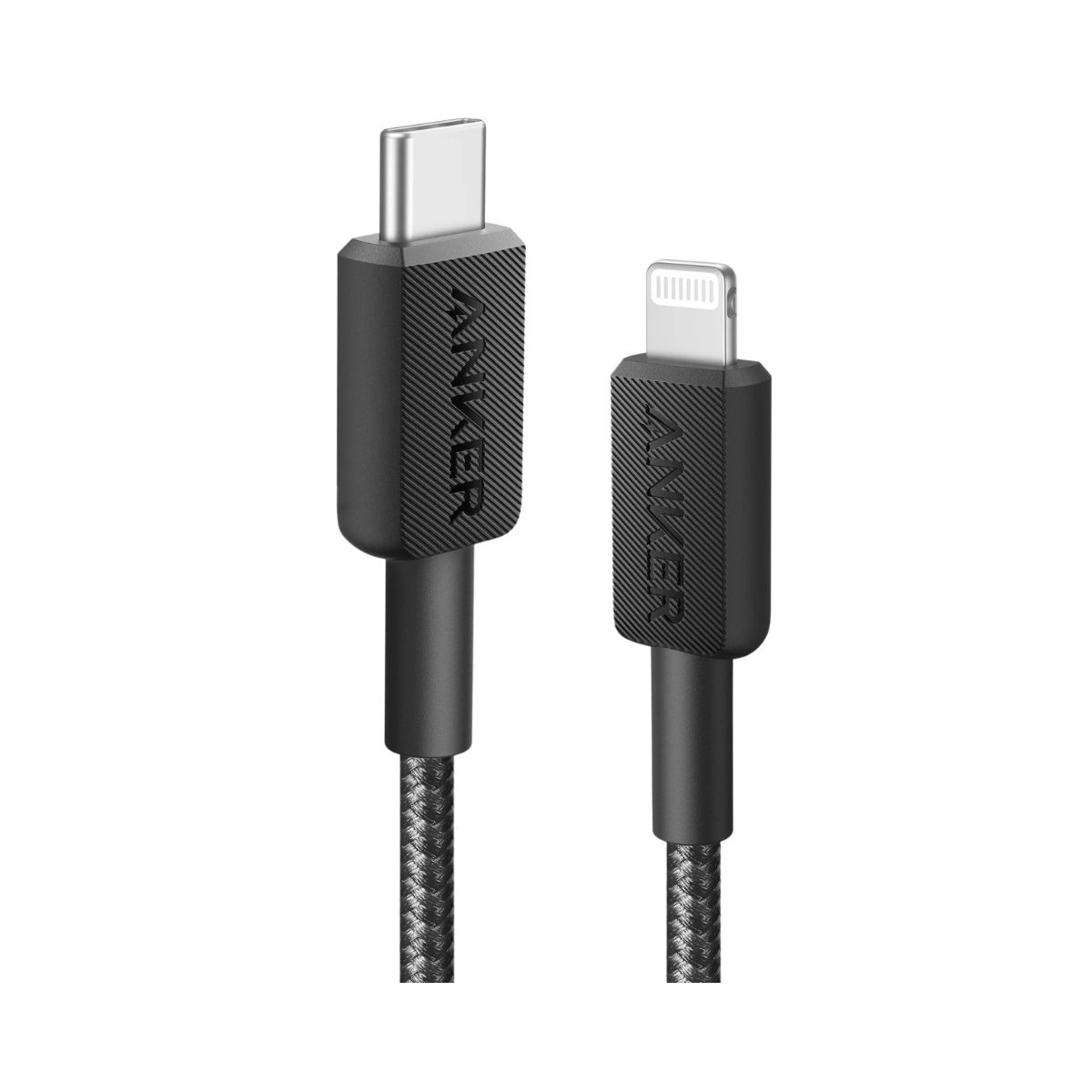 Anker 322 USB-C to Lightning Cable 0.9m Braided - Black | Cables