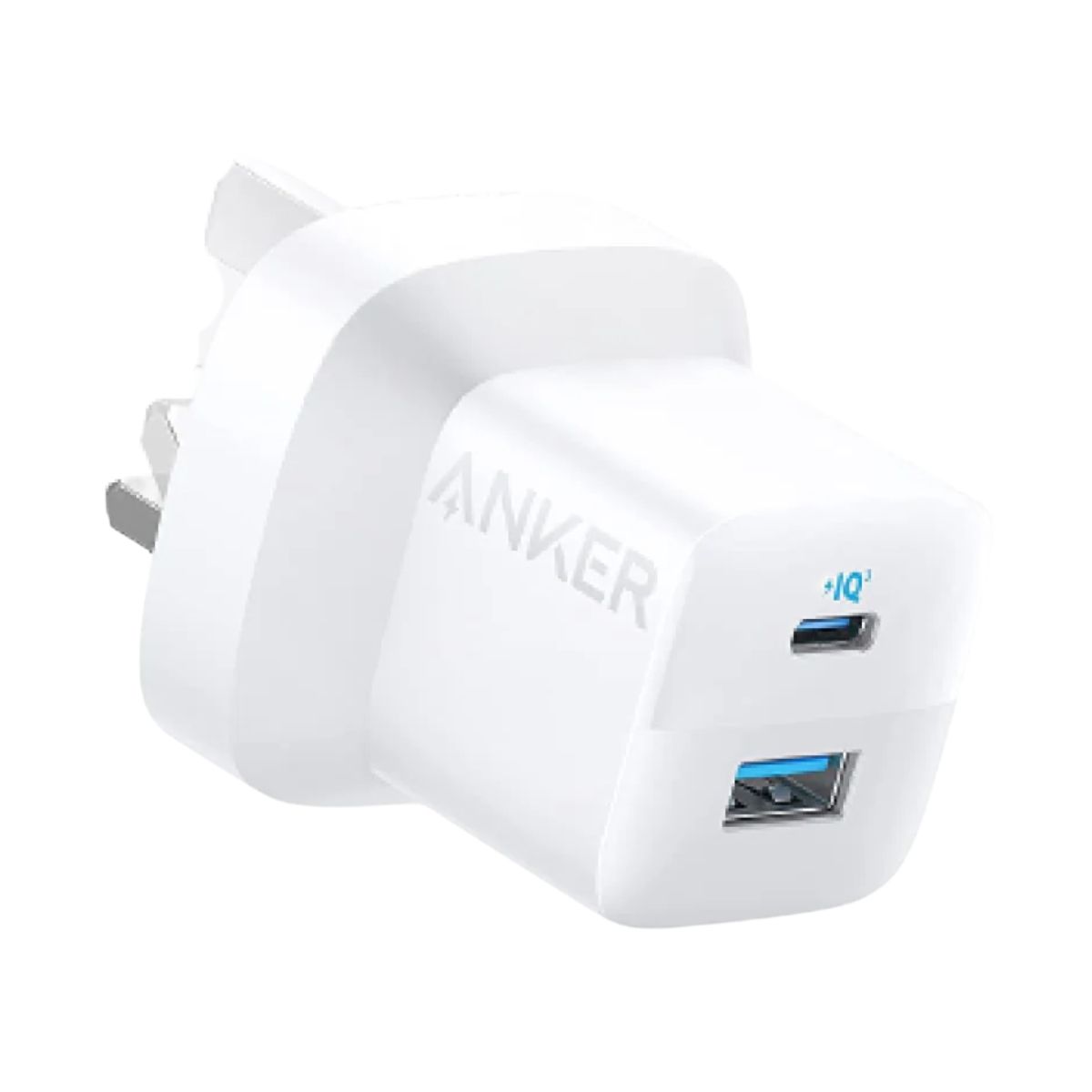 Anker 323 Charger USB-C & USB-A Port 33W - White | Adaptors