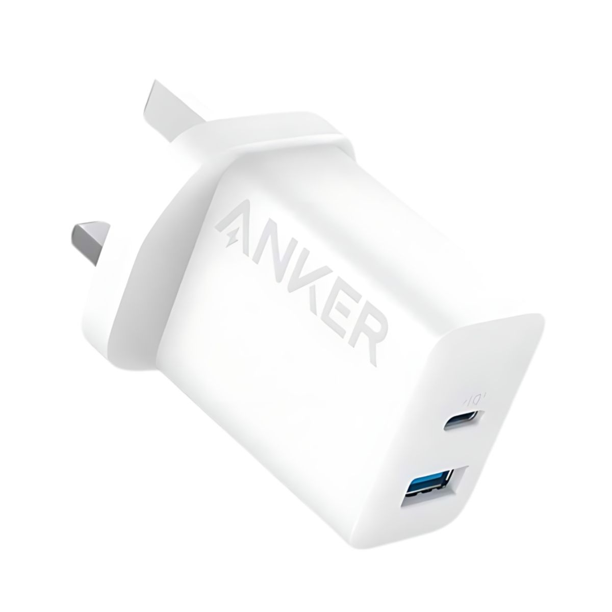 Anker Charger Powerport 20W USB-C and USB Port – White | Adaptors