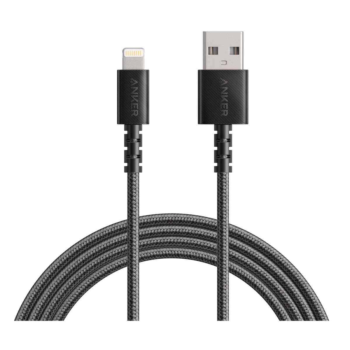 Anker PowerLine Select+ USB-A To Lightning Nylon Cable 1.8m - Black | Cables