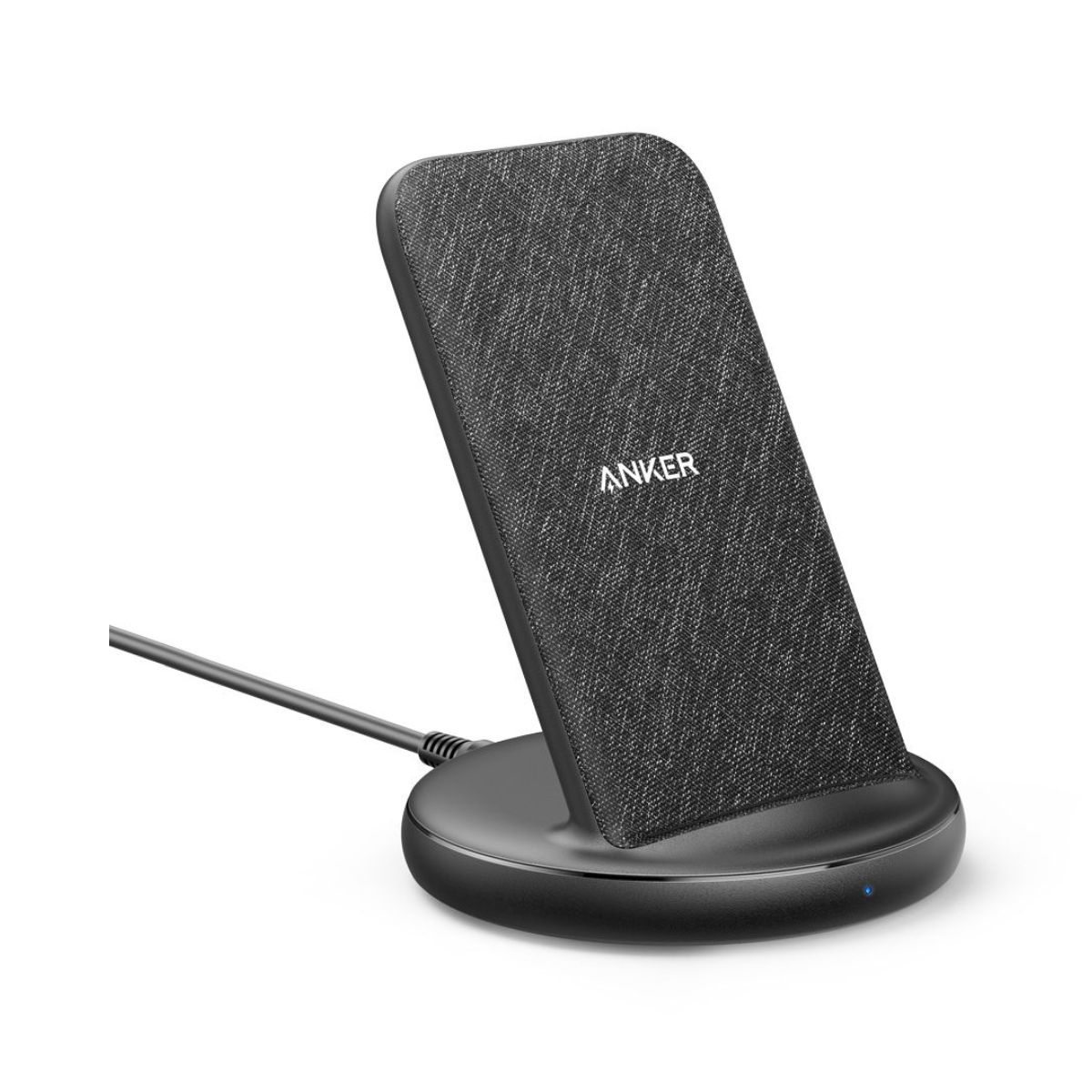 Anker PowerWave II Sense Stand 15W Max Wireless Charger - Black Fabric | Chargers