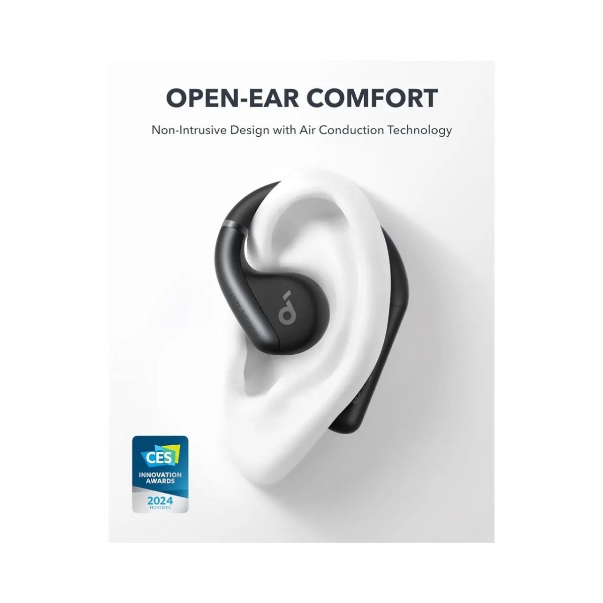 Anker Soundcore AeroFit Wireless Earphones Bluetooth Earbuds - Black | Headphones
