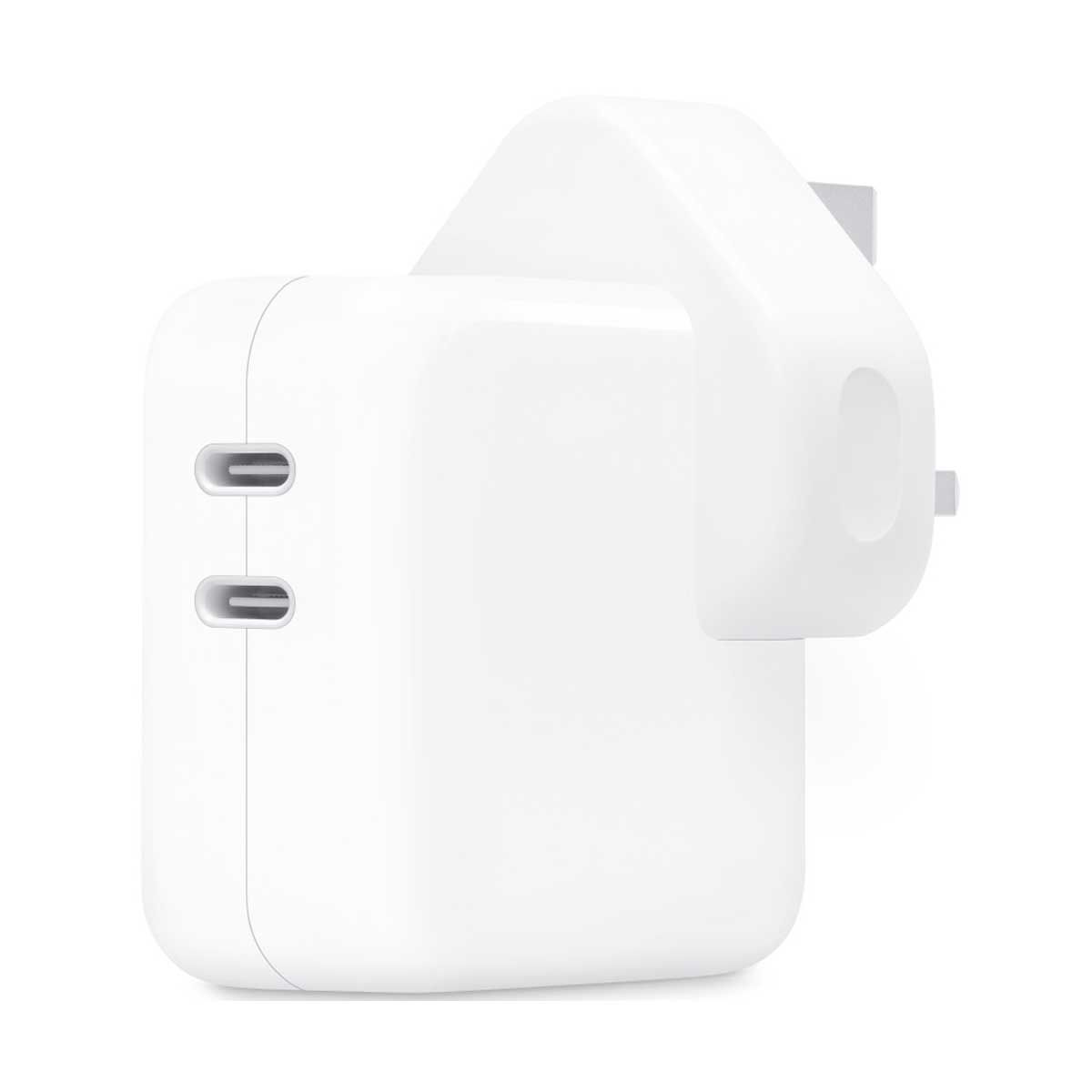 Apple 35W Dual USB-C Port Power Adapter - White | Adaptors
