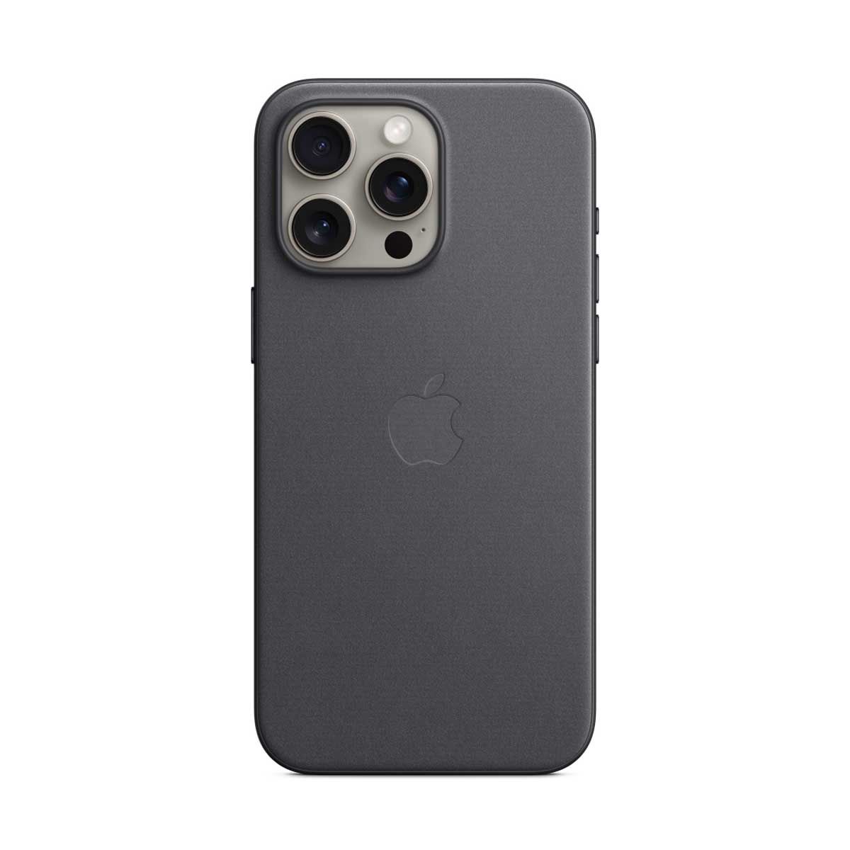 Apple FineWoven Case with MagSafe For iPhone 15 Pro Max - Black | Covers
