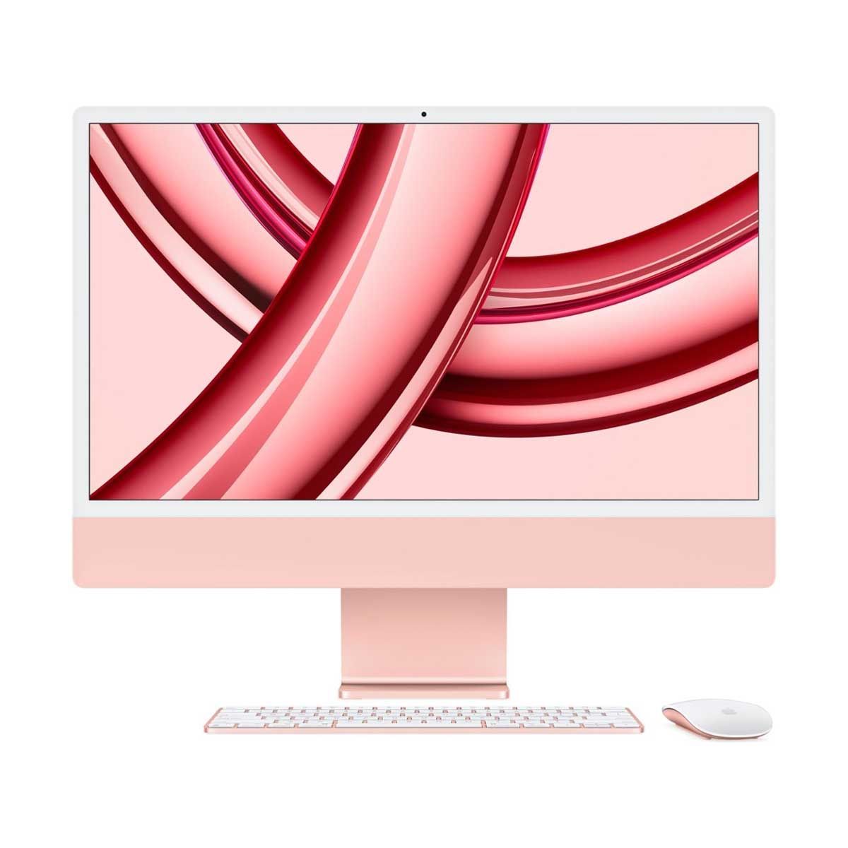 Apple iMac 24-inch M3 Chip - 8 CPU & 8 GPU - 256GB - MQRD3AB/A - Pink | MacBook