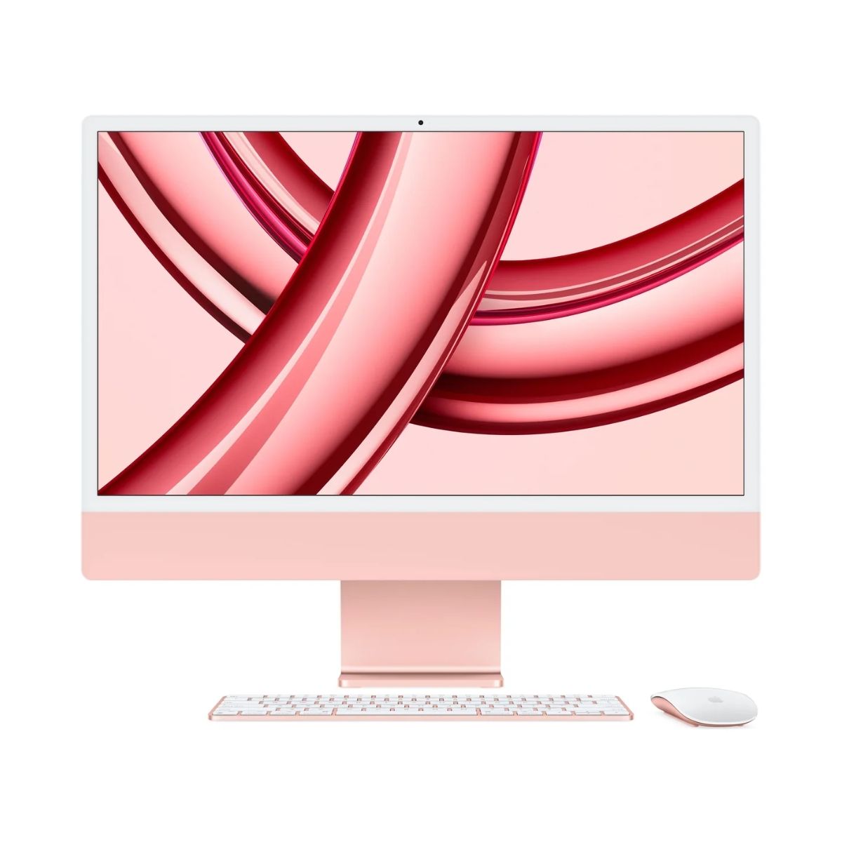 Apple iMac 24 Inch Desktop M3 8GB CPU - 10GPU - 8GB RAM 512GB SSD - Arabic & English Keyboard – Pink | MacBook