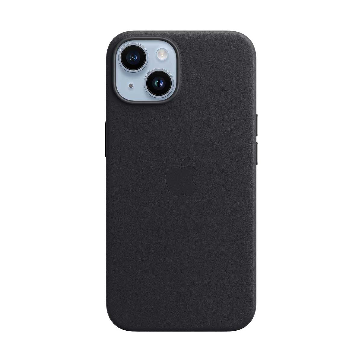 Apple Leather Case with MagSafe For iPhone 14 - Midnight | iPhone Cover